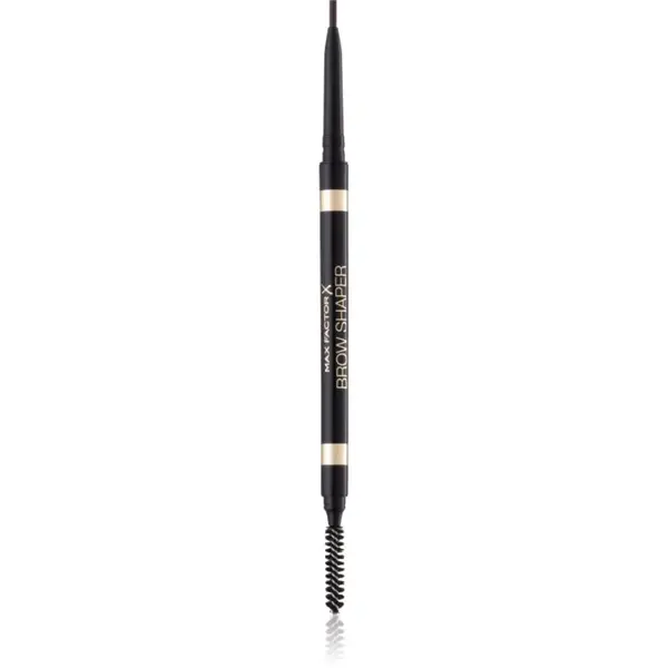Max Factor Brow Shaper automatická ceruzka na obočie s kefkou odtieň 30 Deep Brown 1 g