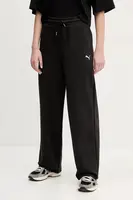 Tepláky Puma dámské, černá barva, hladké, 629774