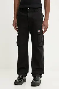 Tommy Jeans Boyfriend kalhoty pánské bavlněné s elastanem