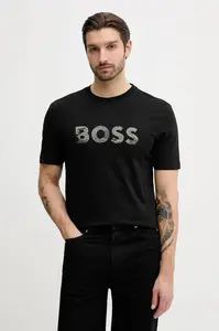 BOSS Orange Bavlněné tričko BOSS Orange Te_Insignia