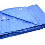 Zakrývací plachta standard, 4x8 m, nepromokavá, silná 75 g/m2 – GEKO G01939