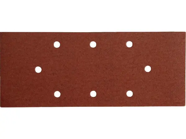 Brusné papíry, různé hrubosti, 93 x 230 mm, 8 otvorů, 10 ks - EXTOL PREMIUM Zrnitost: P120