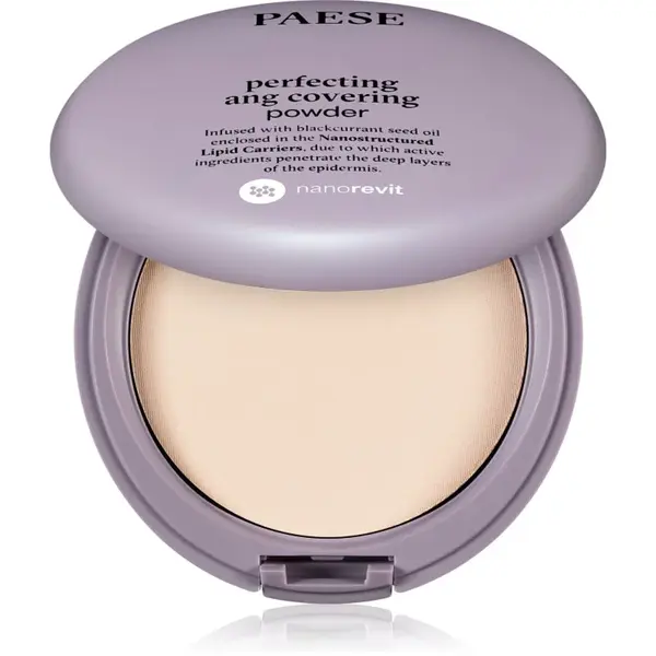 Paese Nanorevit zmatňujúci púder pre citlivú pleť odtieň 02 Porcelain 9 g