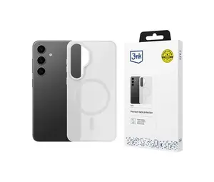 3mk ochranné pouzdro Smoke MagCase pro Samsung Galaxy S25, bílá