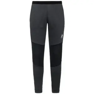 Odlo RUN EASY WARM Pánské běžecké kalhoty, tmavě šedá, velikost XXL