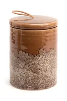 Nádoba s víkem home & lifestyle hnědá barva