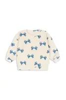 Dětská mikina Konges Sløjd ITTY SWEAT SHIRT GOTS béžová barva, s potiskem, KS102598