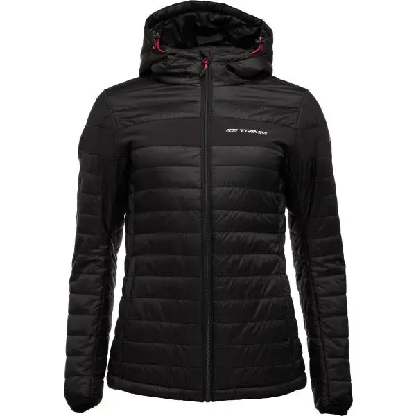 TRIMM CREDIT LADY Dámska  prešívaná bunda, čierna, veľkosť