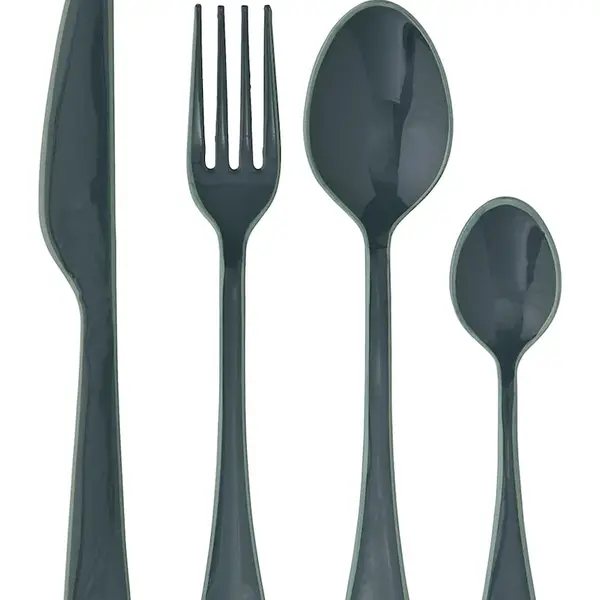 Sada příborů Madam Stoltz Enamel Cutlery 4 4-pack modrá barva