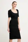 Šaty Herve Leger Marianne černá barva, mini, MSB8518700