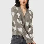 Vlněný kardigan AllSaints AMORA dámský, zelená barva, W042KC
