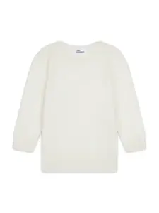 JUST CASHMERE Sveter 'Janice'  slonová kosť