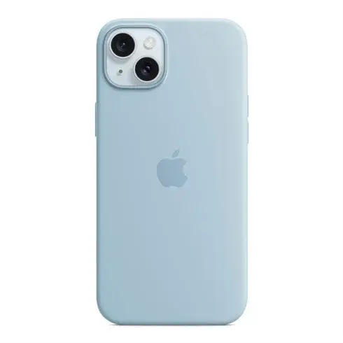 Pouzdro Silicone Case with MagSafe pro Apple iPhone 15 Plus, light blue