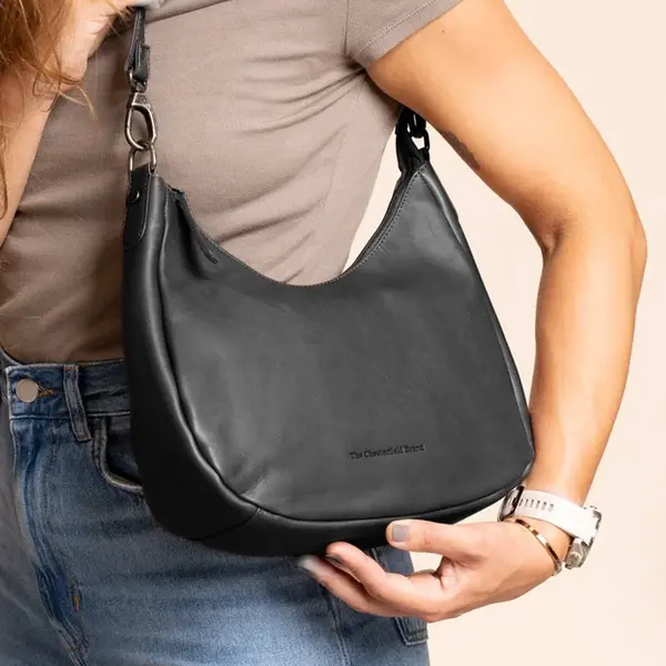 Dámská kožená kabelka The Chesterfield Brand Alexandra - černá