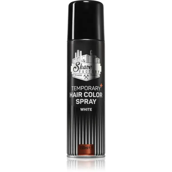 The Shave Factory Temporary Hair Color Spray sprej na vlasy odtieň White 150 ml