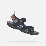 Tmavomodré pánske sandále Geox Terreno + Grip