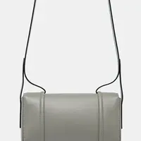 Kožená kabelka Furla šedá barva, WB01654.BX3750.3771S1007