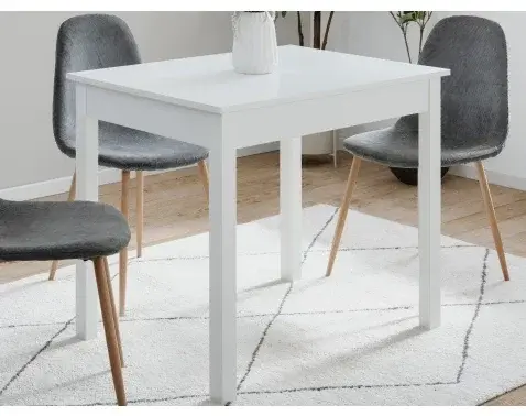 Jídelní stůl Capri 90x67 cm, bílý