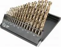 TOPEX Sada vrtáků 1-10mm HSS-Co 5%, 19 ks - GRAPHITE