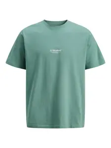 JACK & JONES Tričko 'JJESoho'  vodová / biela