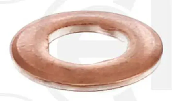Elring Těsnění pod vstřikovače diesel common rail 7 x 13,6 x 1,6 mm, měděné Velikost: 7.1x15x1.56 mm