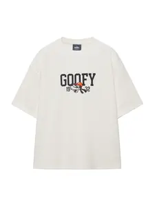 Pull&Bear Tričko 'GOOFY'  námornícka modrá / červená / biela