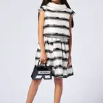 Dětská halenka Karl Lagerfeld béžová barva, vzorovaná, Z30495