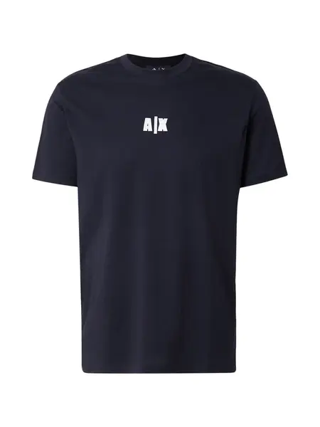 ARMANI EXCHANGE Tričko  námornícka modrá / biela