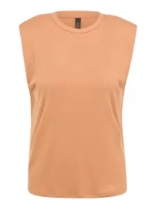 YAS Tall Tričko 'ELLE'  broskyňová