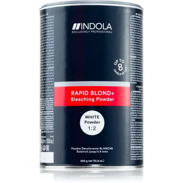 Indola Rapid BLOND+ Bleaching Powder zosvetľujúci púder na vlasy odtieň White 450 g