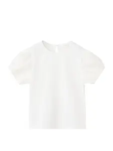 MANGO KIDS Tričko 'EMBE'  šedobiela