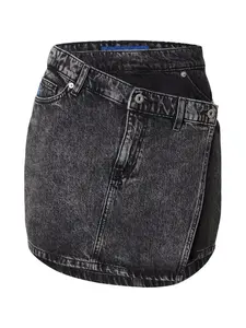 HUGO Sukňa 'Galaxy_1_B'  čierny denim