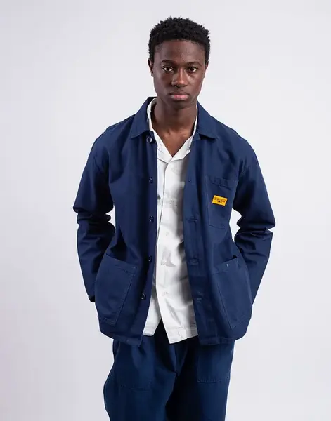 Service Works Canvas Chore Shirt NAVY XL