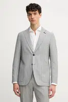 Sako Tommy Hilfiger šedá barva, SQTHL6960.SQTH509