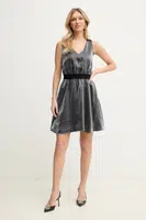 Šaty Armani Exchange šedá barva, mini, XW000177 AF12055