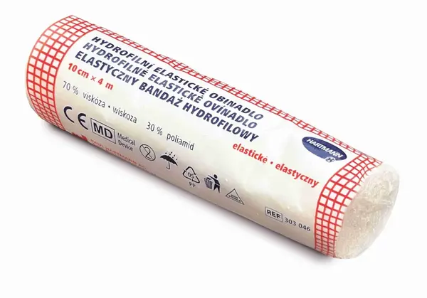 Ovínadlo hydrofilné elast. 10 cm x 4 m