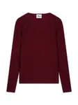 JUST CASHMERE Sveter 'Joan'  bordová