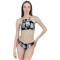 FUNDANGO HOGG Dámsky plavkový top, čierna, veľkosť