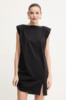 Bavlněné šaty Pinko černá barva, mini, 104901 A2HE