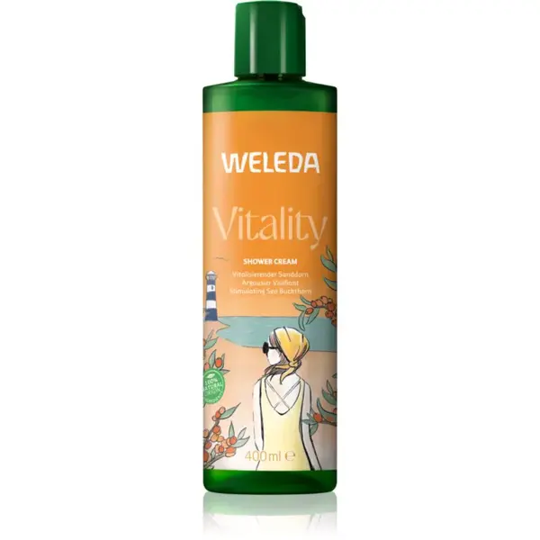 Weleda Vitality povzbudzujúci sprchový krém Sea ​​buckthorn, Grapefruit and Mandarin 400 ml