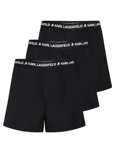 Karl Lagerfeld Boxerky  čierna / biela