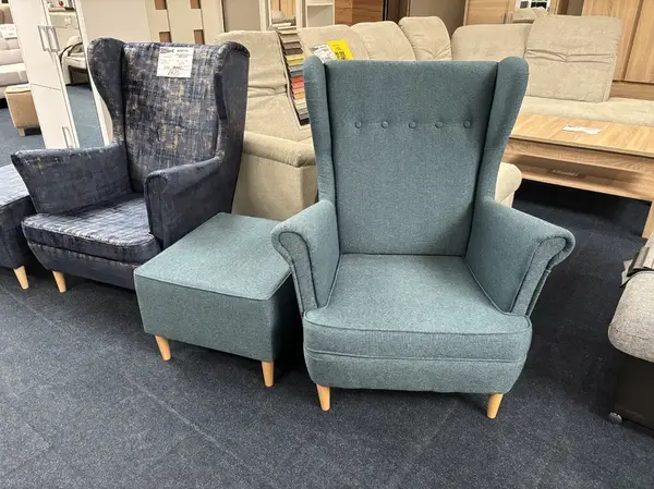 Křeslo s taburetem Bresso - Jukon 17