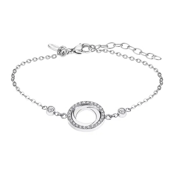 Lotus Style Ocelový náramek se třpytivým přívěskem Woman Basic LS2176-2/1