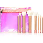 Real Techniques The Wanderer cestovní sada štětců s taštičkou mini 8 ks