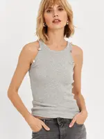 Cool & Sexy Top  sivá melírovaná