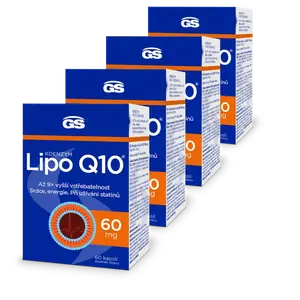 GS Koenzym Lipo Q10® 60 mg, 4 × 60 kapslí