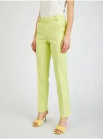 Orsay Světle zelené dámské kalhoty - Dámské