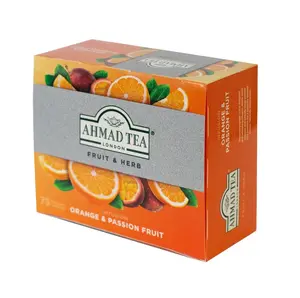 Ahmad Tea Orange & Passionfruit porcovaný čaj 75x1,8 g