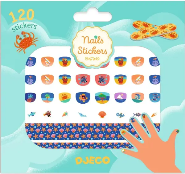 Samolepky na nehty - Středomoří