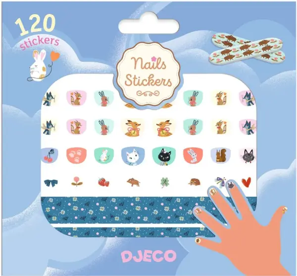 Samolepky na nehty - Zvířátka